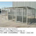 Playground used dog housed movable large dog cages folded steel dog pens steel grid dog kennels collapsible dog playpens factory